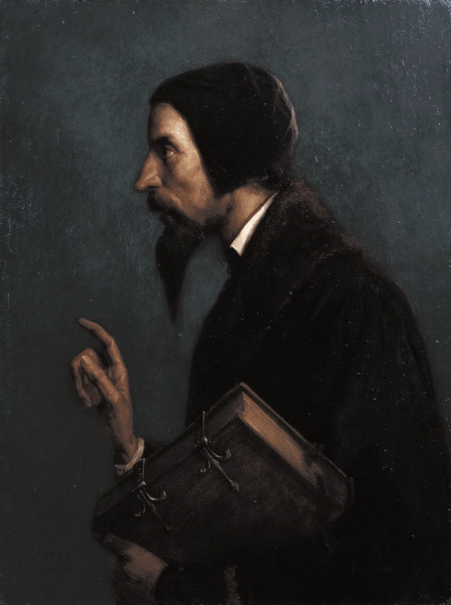 Portrait de Jean Calvin par Albert Anker