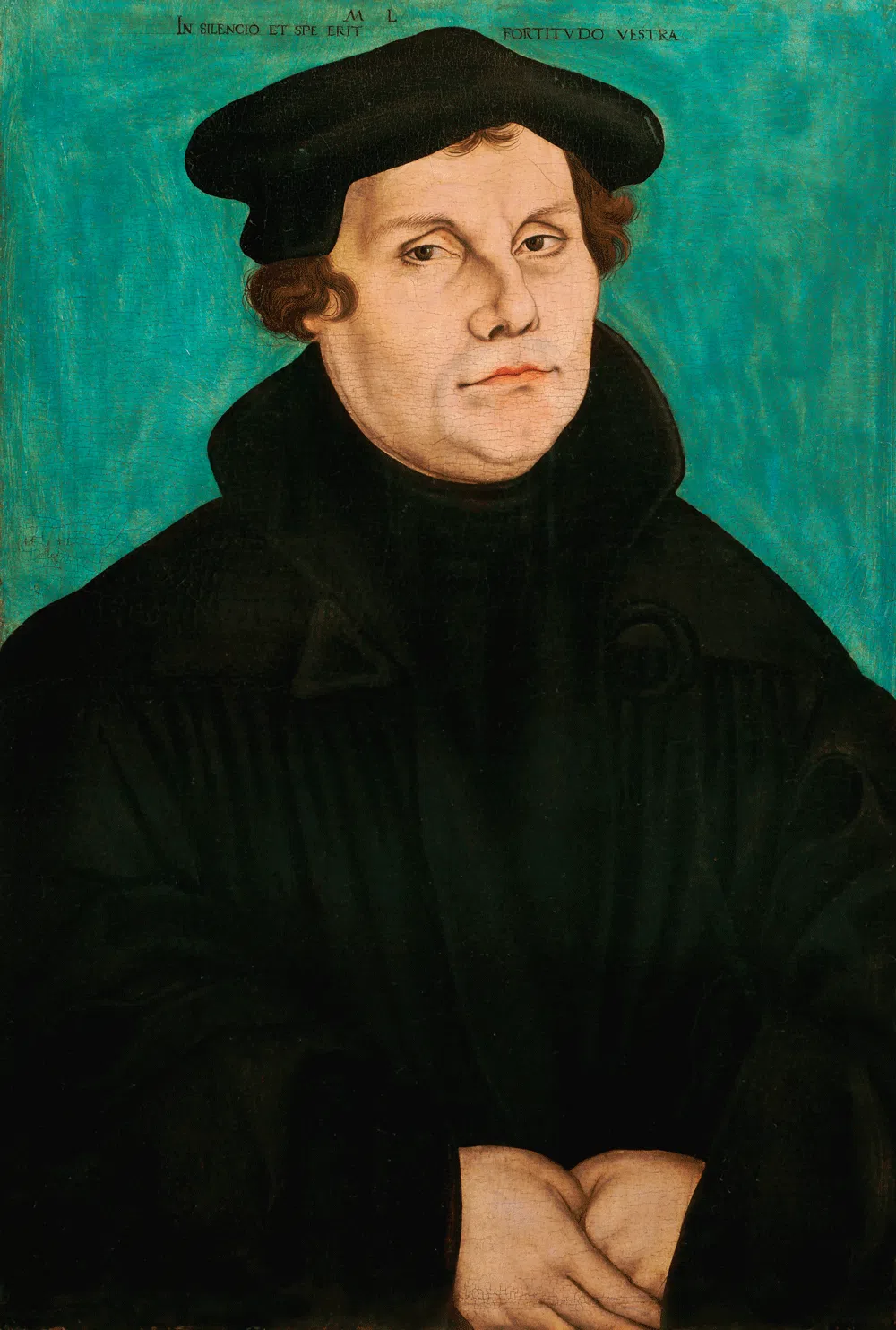 trésors du MIR : Portrait of Martin Luther by Lucas Cranach